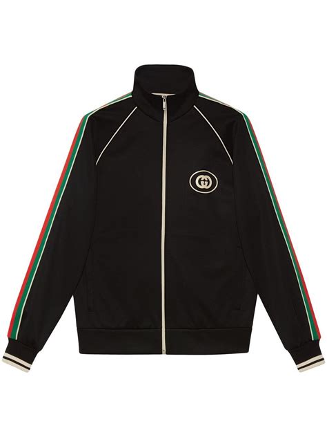 gucci band track jacket|farfetch Gucci jacket.